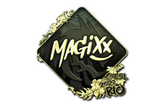 Sticker | magixx (Gold) | Rio 2022