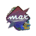 Sticker | max (Glitter) | Rio 2022 image 120x120