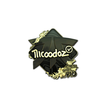 Sticker | nicoodoz (Gold) | Rio 2022 image 360x360