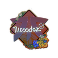 Sticker | nicoodoz (Glitter) | Rio 2022 image 120x120