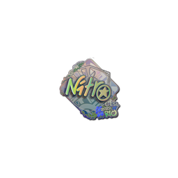 Sticker | nitr0 (Holo) | Rio 2022