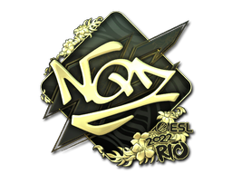 Sticker | NQZ (Gold) | Rio 2022
