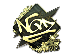 Samolepka | NQZ (zlatá) | IEM Rio 2022