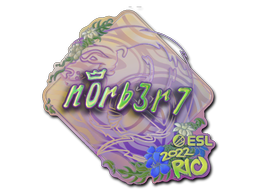 Adesivo | n0rb3r7 (Holográfico) | Rio 2022