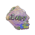 Sticker | n0rb3r7 (Holo) | Rio 2022 image 120x120