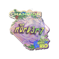 Sticker | n0rb3r7 (Holo, Champion) | Rio 2022 image 120x120