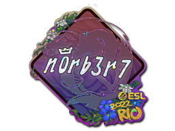 Aufkleber | n0rb3r7 (Glitzer) | Rio 2022