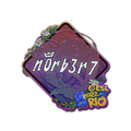 Sticker | n0rb3r7 (Glitter) | Rio 2022 image 120x120