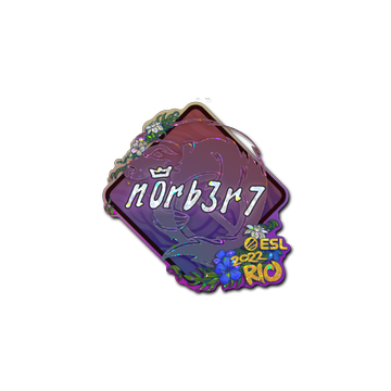 Sticker | n0rb3r7 (Glitter) | Rio 2022 image 360x360