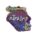 Sticker | n0rb3r7 (Glitter, Champion) | Rio 2022 image 120x120