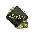 Sticker | n0rb3r7 (Gold) | Rio 2022 image 120x120