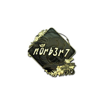 Sticker | n0rb3r7 (Gold) | Rio 2022 image 360x360