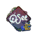 Sticker | oSee (Glitter) | Rio 2022 image 120x120