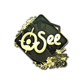 Sticker | oSee (Gold) | Rio 2022 image 120x120