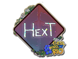 Sticker | HexT (Glitter) | Rio 2022