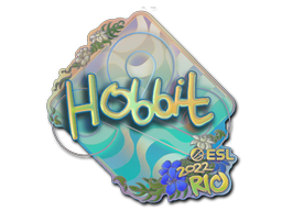 Naklejka | Hobbit (holograficzna) | Rio 2022