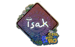 Sticker | isak (Glitter) | Rio 2022