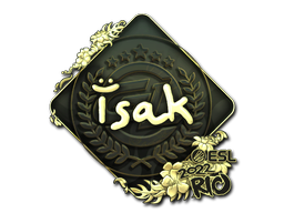 Autocolante | isak (Gold) | Rio 2022