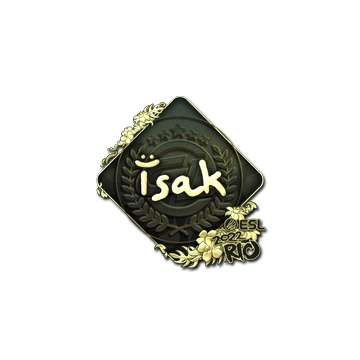 Sticker | isak (Gold) | Rio 2022 image 360x360