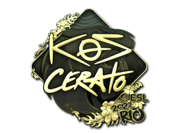 Sticker | KSCERATO (Gold) | Rio 2022