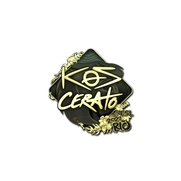 Sticker | KSCERATO (Gold) | Rio 2022 image 360x360