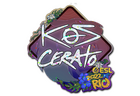 Sticker | KSCERATO (Glitter) | Rio 2022