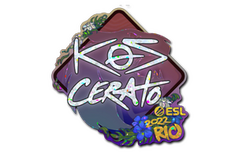 Sticker | KSCERATO (Glitter) | Rio 2022