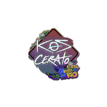 Sticker | KSCERATO (Glitter) | Rio 2022 image 360x360