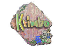 Klistremerke | Krimbo (holo) | Rio 2022