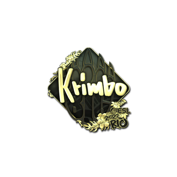 Sticker | Krimbo (Gold) | Rio 2022 image 360x360