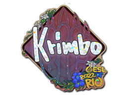 Adesivo | Krimbo (Purpurinado) | Rio 2022