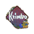 Sticker | Krimbo (Glitter) | Rio 2022 image 120x120