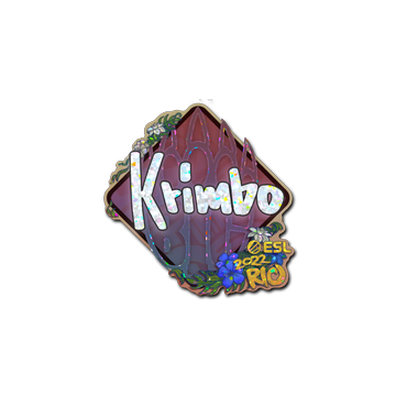 Sticker | Krimbo (Glitter) | Rio 2022 image 360x360