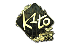 Sticker | k1to (Gold) | Rio 2022