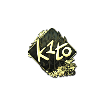 Sticker | k1to (Gold) | Rio 2022 image 360x360