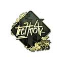 Sticker | Techno4K (Gold) | Rio 2022 image 120x120