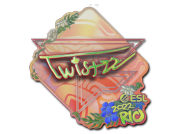 Autocolante | Twistzz (Holo) | Rio 2022