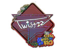 Sticker | Twistzz (Glitter) | Rio 2022