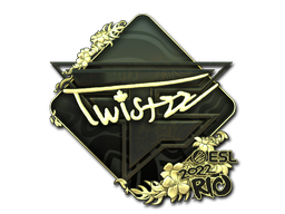 貼紙 | Twistzz（黃金）| Rio 2022