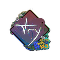 Sticker | TRY (Glitter) | Rio 2022 image 120x120