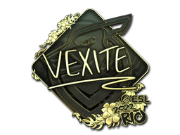 Sticker | vexite (Gold) | Rio 2022