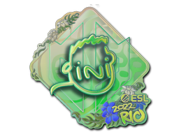 Samolepka | VINI (holografická) | IEM Rio 2022