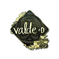 Sticker | v4lde (Gold) | Rio 2022 image 120x120