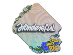 Klistremerke | w0nderful | Rio 2022