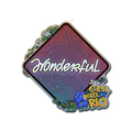 Sticker | w0nderful (Glitter) | Rio 2022 image 120x120