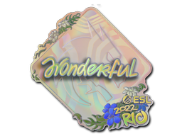 Aufkleber | w0nderful (Holo) | Rio 2022