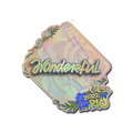 Sticker | w0nderful (Holo) | Rio 2022 image 120x120