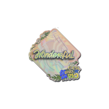 Sticker | w0nderful (Holo) | Rio 2022 image 360x360