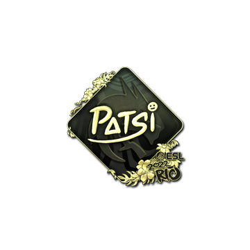Sticker | Patsi (Gold) | Rio 2022 image 360x360