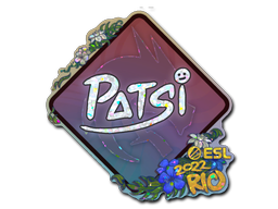 Autocolante | Patsi (Glitter) | Rio 2022